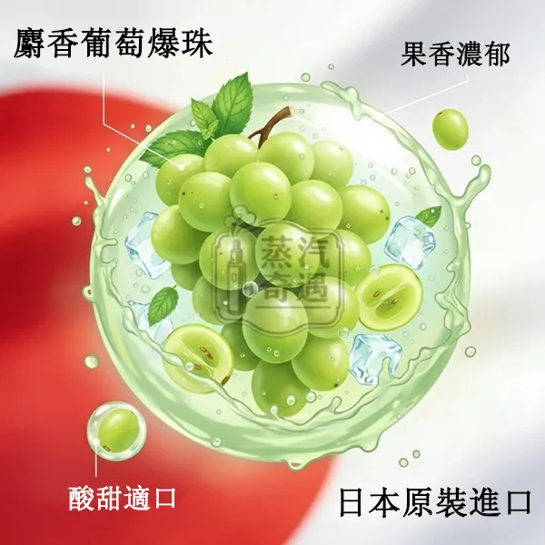 麝香葡萄爆珠 Terea Shine Pearl煙彈 日本爆珠10包/條 IQOS ILUMA專用果香口味 日本原裝進口